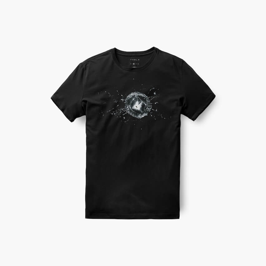 男装 Cybertruck防弹图案 短袖T恤